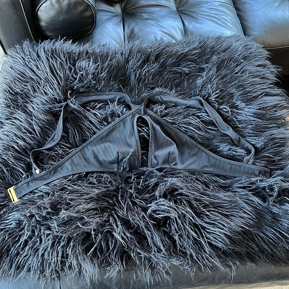 For Love & Lemons Medium Black Bikini Top